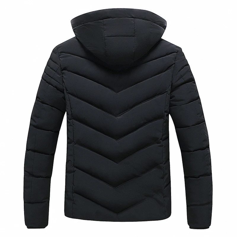 Winter New Windproof Warm Thick Parkas Fashion Hooded Coat Men Autumn Brand Outwear Classic Casual Parkas Jackets Men