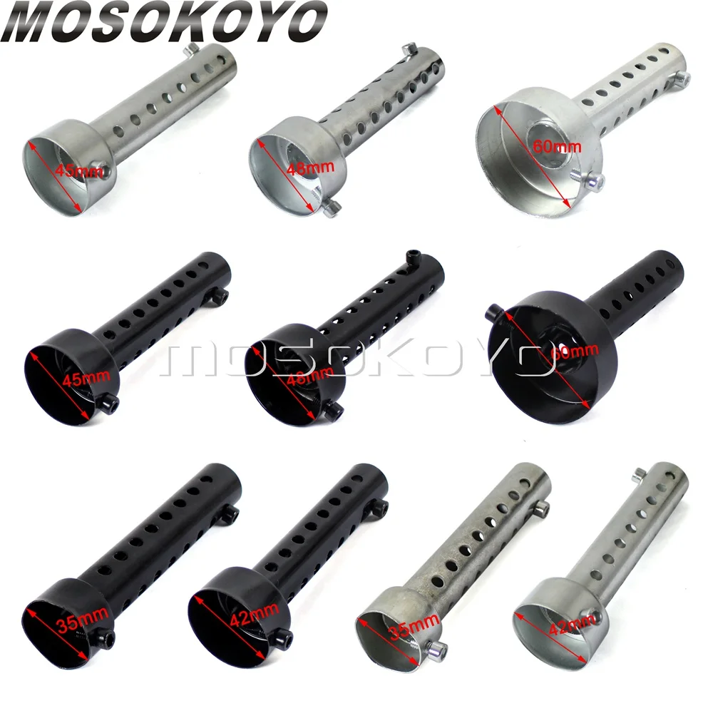 Универсальный глушитель для мотоцикла диаметром 35 мм/42 мм/45 мм/48 мм/60 мм