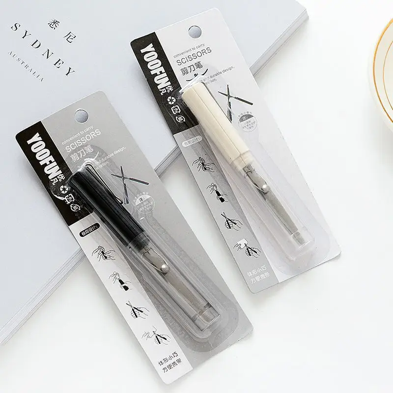 Креативные канцелярские принадлежности цилиндрическая ножничная ручка