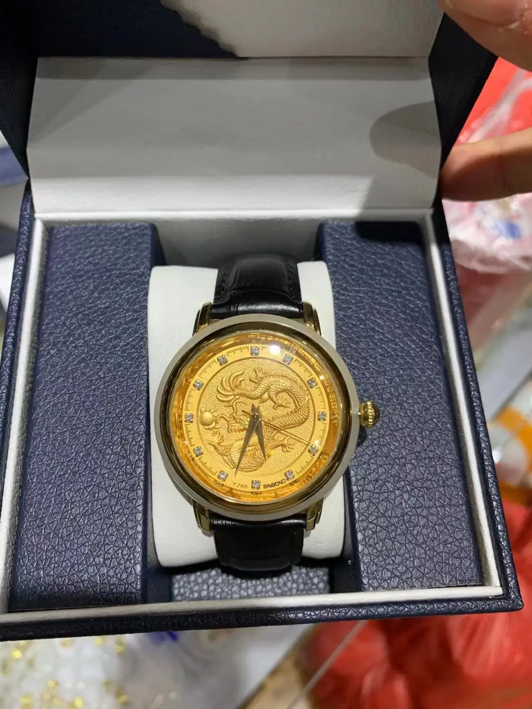 2021 Male and Female Zodiac Lovers Quartz Watches Natural Stone Gold and Silk Jade High-end Atmosphere Exquisite Students White-