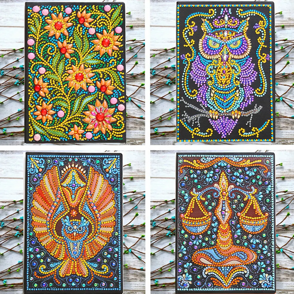 DIY 5D алмазная живопись блокнот из смолы Стразы Декор красочная A5 вышивка крестом