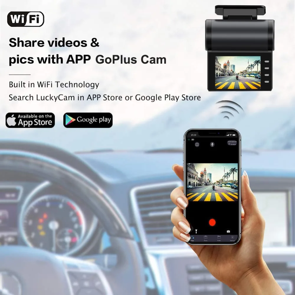Conkim DVR видеорегистратор G200+ 1080P Full HD Wifi gps камера Автомобильный видеорегистратор Novatek чипы 170 градусов широкоугольный Автомобильный видеорегистратор