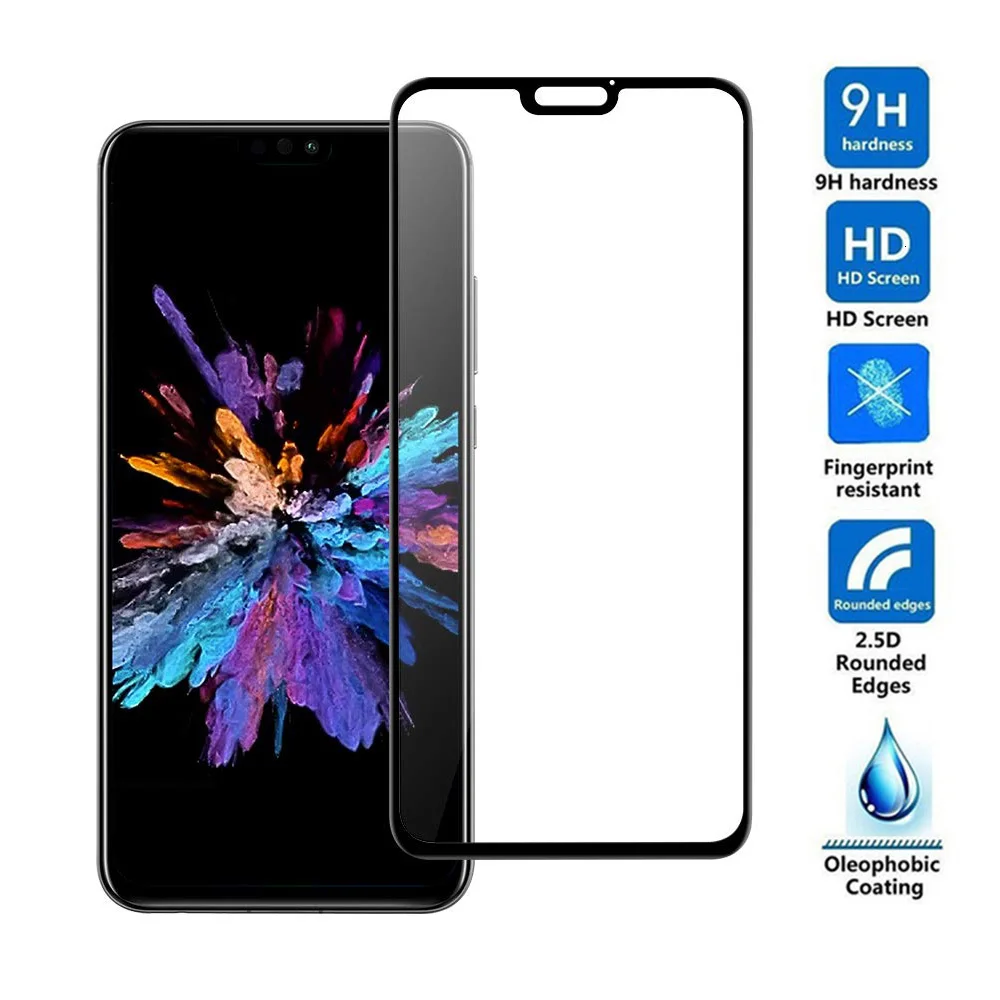 6D 9H защитная пленка из закаленного стекла для VIVO V9 Pro защита экрана полное