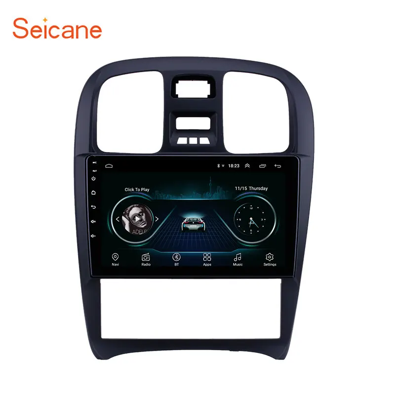Seicane 9 дюймов Android 8,1 автомобильный радиоприемник с навигацией GPS мультимедийный плеер для hyundai Sonata 2003-2009 поддержка Carplay TPMS DVR