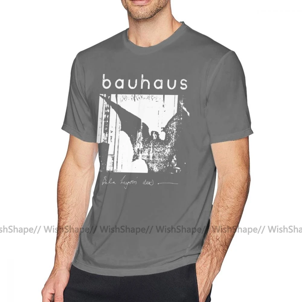Культовая футболка Bauhaus, крылья летучей мыши, Bela Lugosi S Dead, Пляжная футболка с коротким рукавом, забавная Мужская футболка с принтом, большая хлопковая футболка