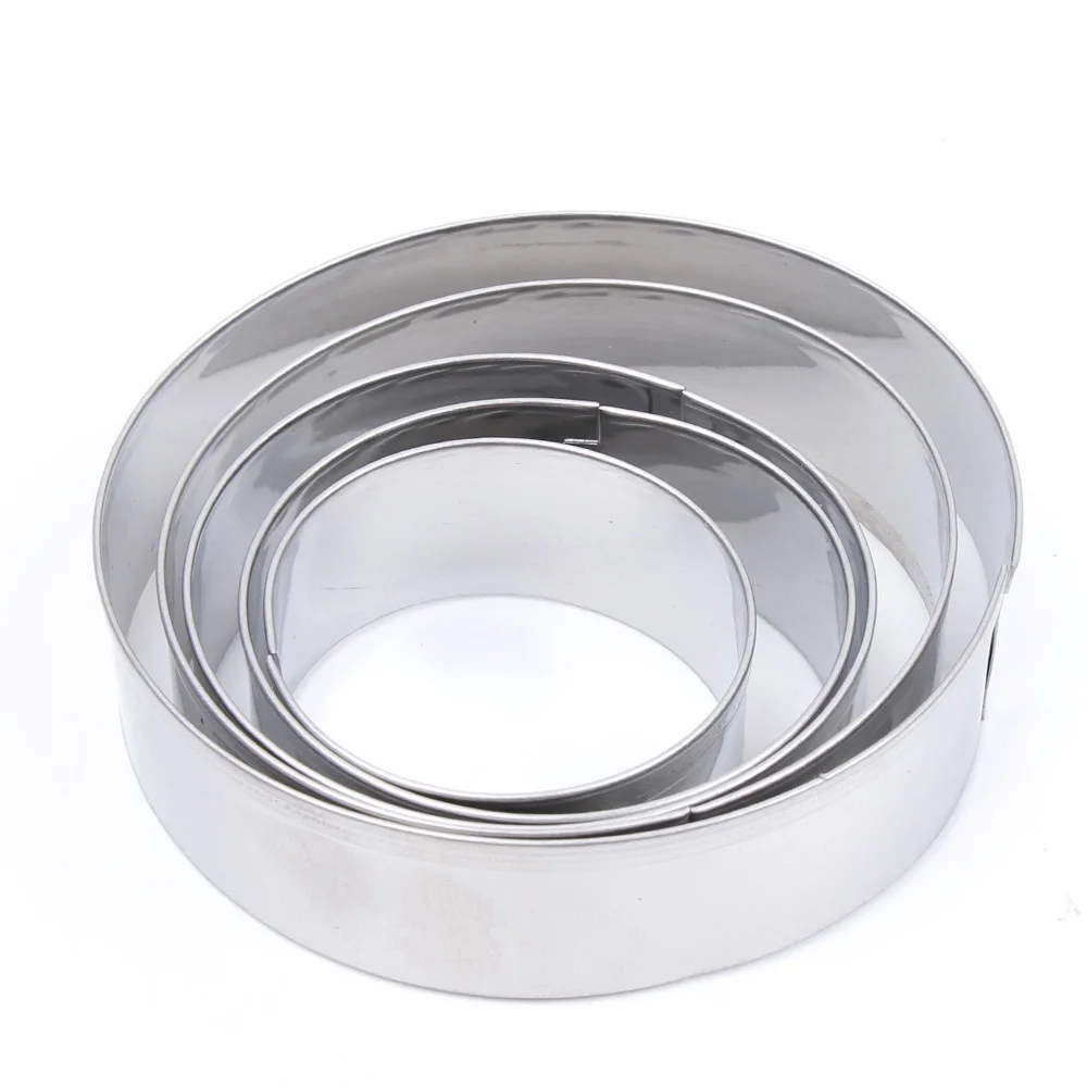 Новые 5 шт/упаковка шт./компл. круглый металлический круг Форма трафареты для