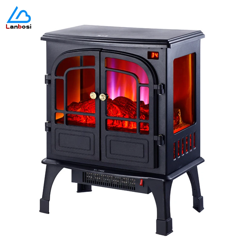 

Home European Style Fireplace Heater 3D Simulation Flame Heating Furnace Heating Stove Energy-Saving Heater