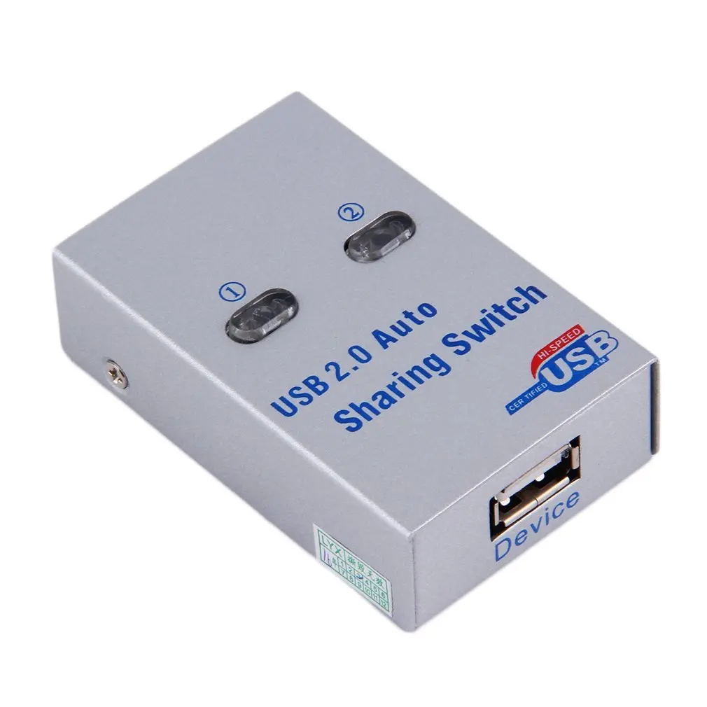 USB-концентратор 2 порта USB 0 автоматическое переключение с компакт-диском для