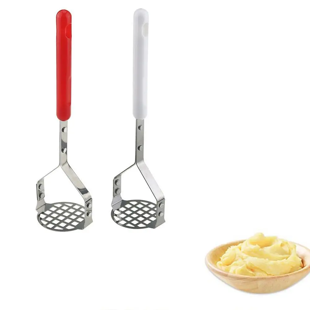 

Potato Masher Steel Potatoes Mud Pressure Mud Machine Tools Vegetable Garlic Gadgets Crusher Fruit Crusher Kitchen R0Z4
