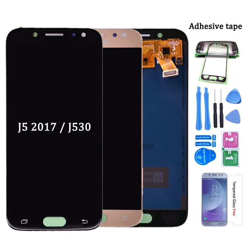 Для Samsung Galaxy J5 pro 2017 J530 J530F ЖК дисплей с сенсорным экраном дигитайзер в сборе можно