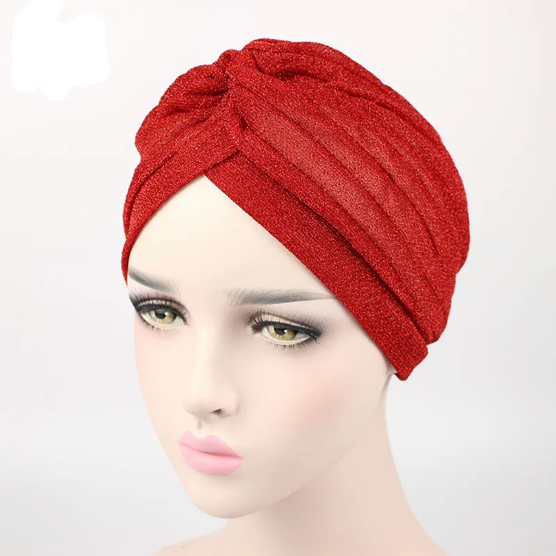 Новая модная женская розовая Золотая простая блестящая повязка на голову с