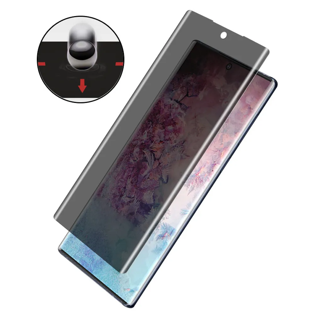 Защитное стекло для сохранения личной информации пленка для samsung Galaxy Note 10 HD полное покрытие гидрогель анти-ползучий Защитная пленка для Note 10+# P3