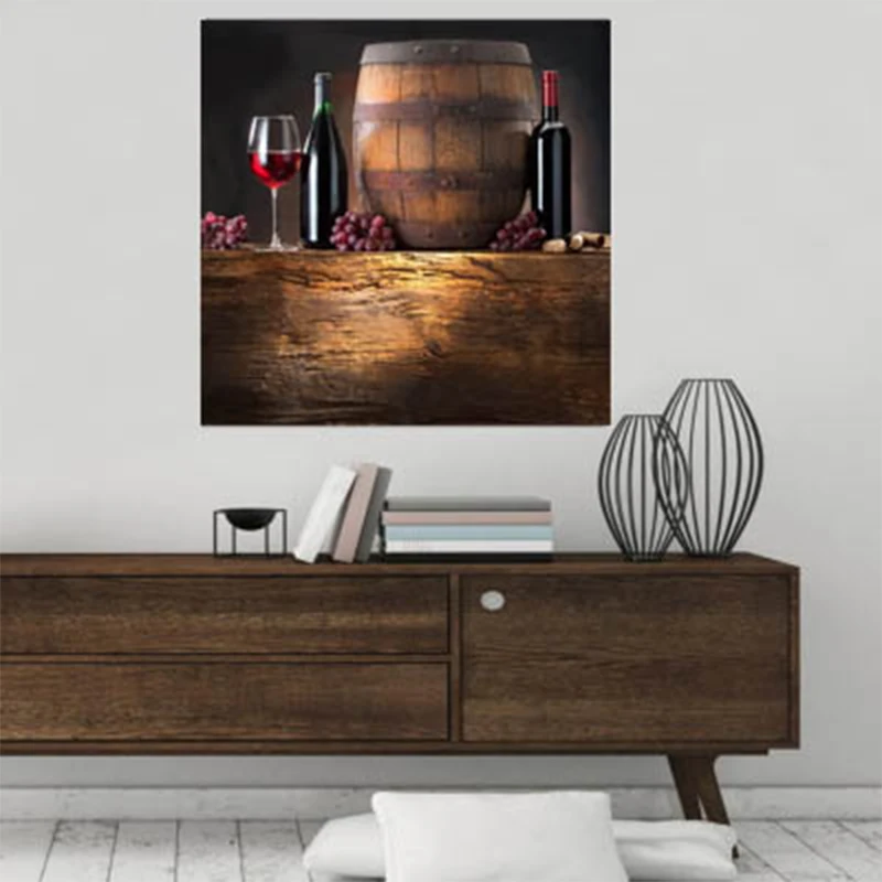 Декоративная картина для спальни гостиной прикроватного столика бутылка