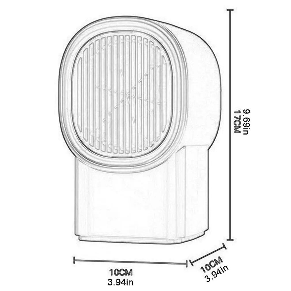 

Mini Fan Heater Portable Electric Heater Desktop Heating Warm Air Fan Home Office Room Heaters Handy Air Heater Warmer Fan