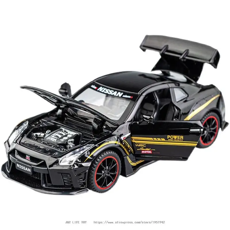 Модель спортивного автомобиля NISSAN GTR R35 из сплава 1:32 | Игрушки и хобби