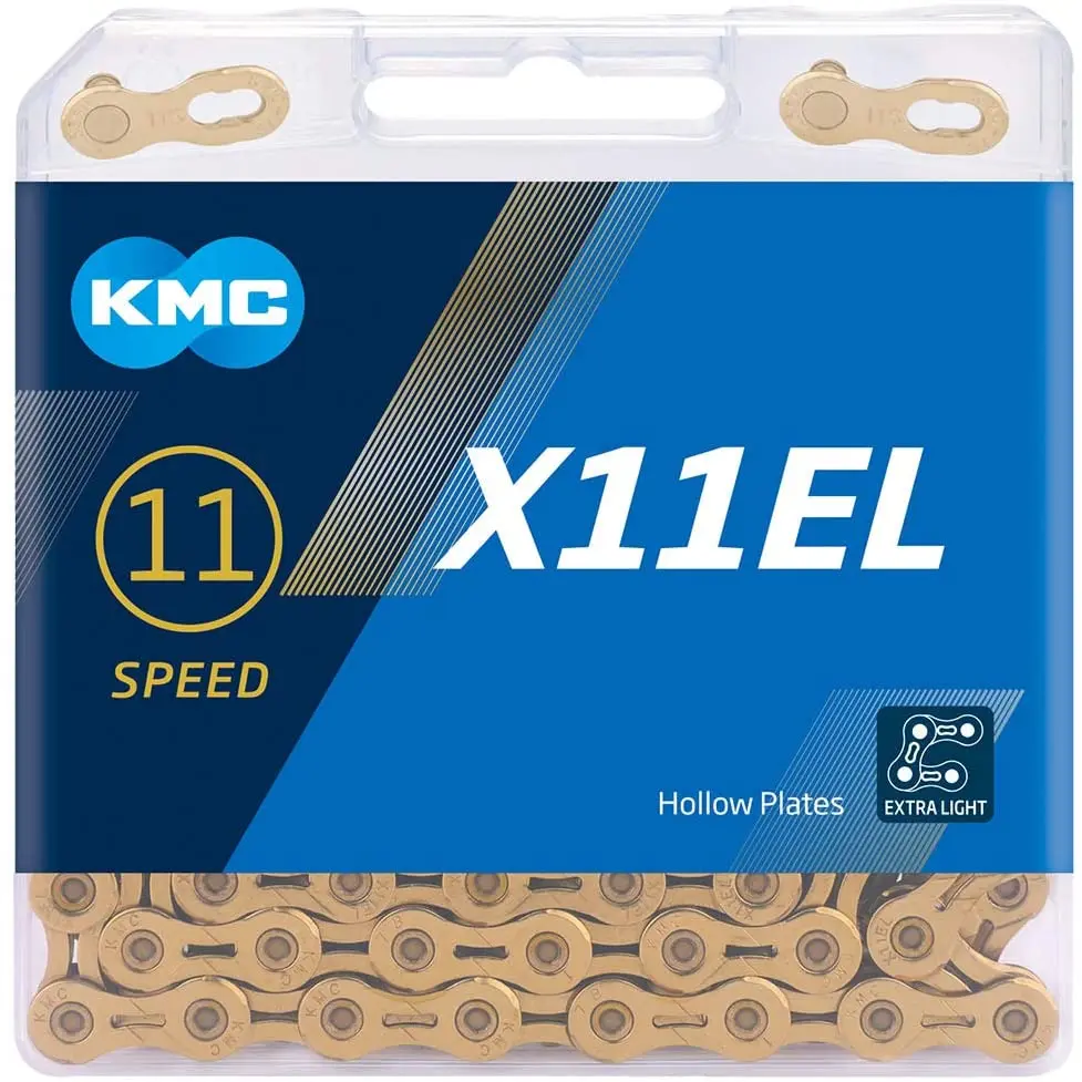 

Цепь для велосипеда KMC X11EL, Аксессуары для велосипеда 11 дюймов с волшебной кнопкой для горного велосипеда/стержня, запчасти для велосипеда, ц...