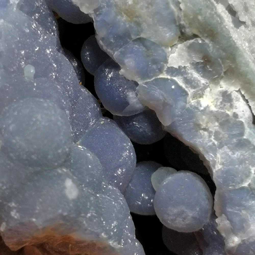 

117g Natural Stone Purple Grape Agate Mineral Crystals Specimens Home Decoration Form Indonesia A5-1