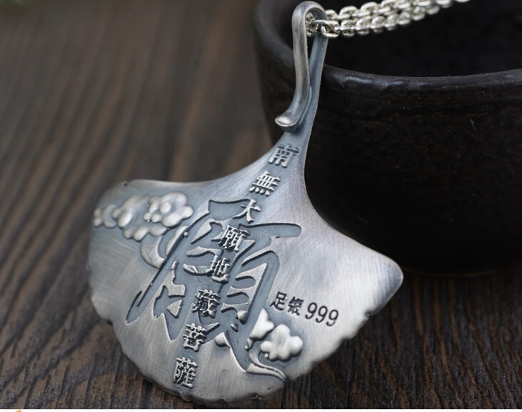 Золотое серебряное ожерелье Король оленя S990 Ретро Ремесло буддийская культура