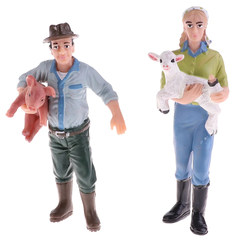 8 вариантов новых милых игрушек для детей моделирование фермера фермы фигурки