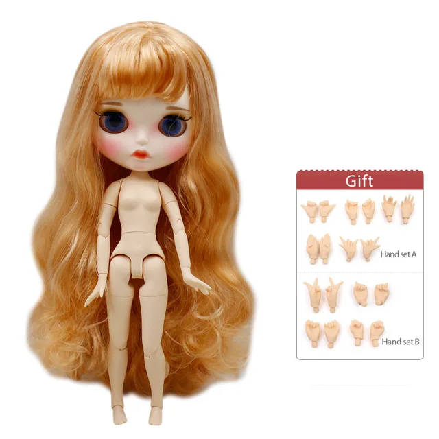 Ледяная фабрика blyth кукла Обнаженная шарнир тело 1/6 BJD 30 см модные куклы игрушки подарок специальная цена на продажу - Цвет: 260BL2240 M