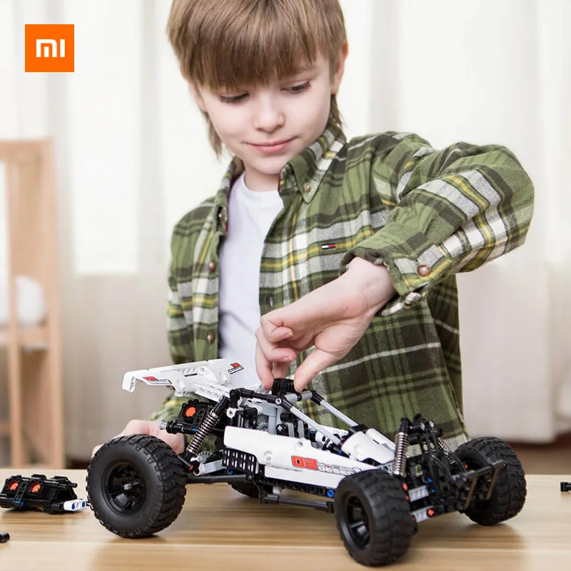 Строительные блоки Xiaomi Mijia пустынные гонки 6 лет детские головоломки развивающие