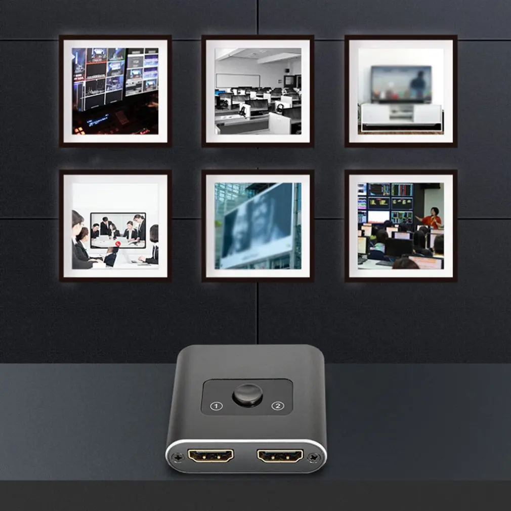 1 шт. HDMI2.0 двунаправленный переключатель HDMI AB Переключатель HDMI1 в 2 out дистрибьютор