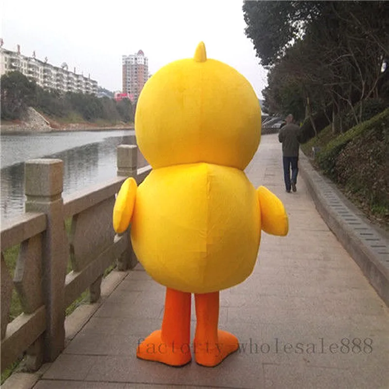 

Cute Yellow Duck Mascot Costume Suits Cosplay Party Fancy Dress Outfits Clothing Halloween Christmas Birthday Party Outdoor New
