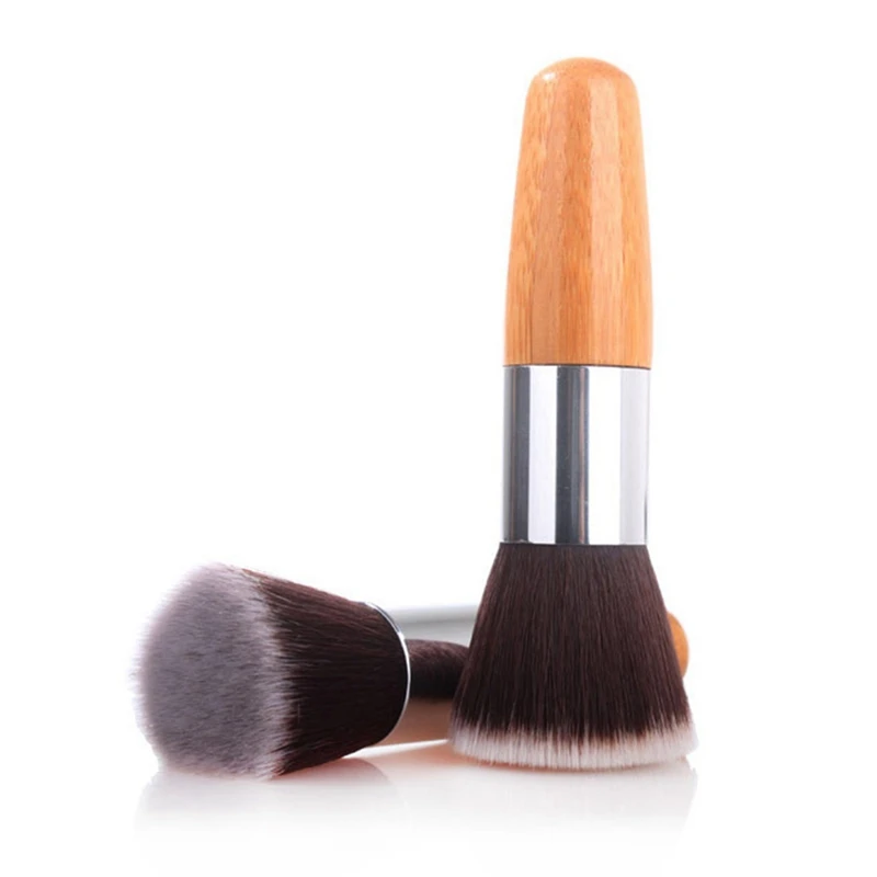 Цельнокроеное платье большого размера с круглым макияж кисть для нанесения