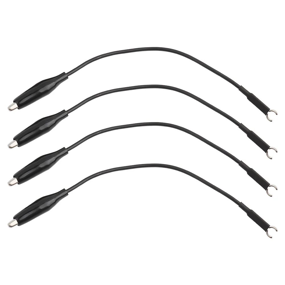 

4Pcs Oscilloscope Probe Ground Lead Wire Cable with Clip Oscilloscope Accessories