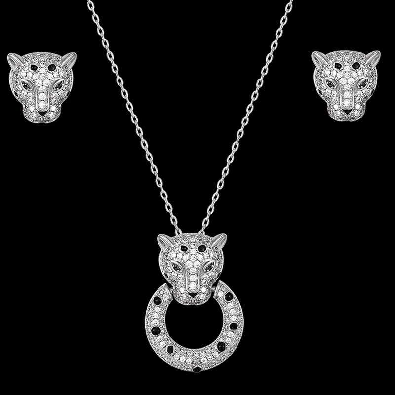 Ювелирные изделия zlxgirl Новое поступление смешанный кулон с леопардовым животным