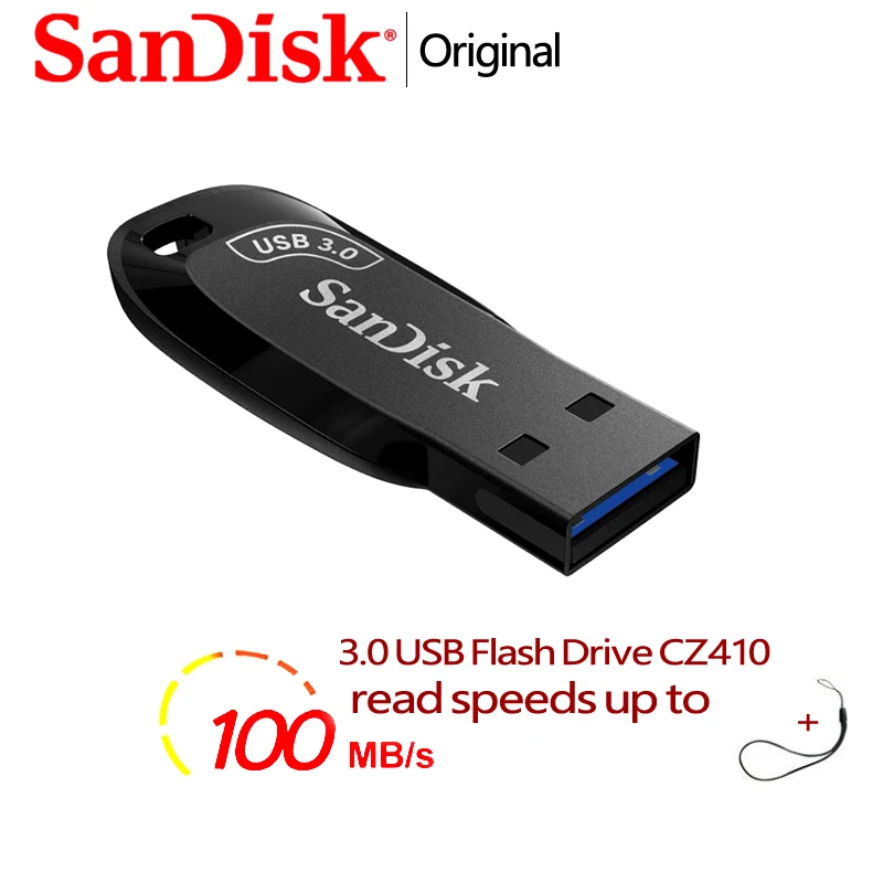 SanDisk USB флеш накопитель 128 ГБ 3 0 Гб 32 256 ГБ|USB флэш-накопители| |