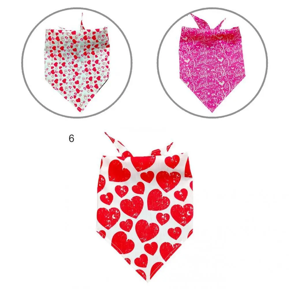 

Adorable Stylish Puppy Triangle Saliva Towels Mild to Skin Dog Towel Fine Workmanship Pet Accessory