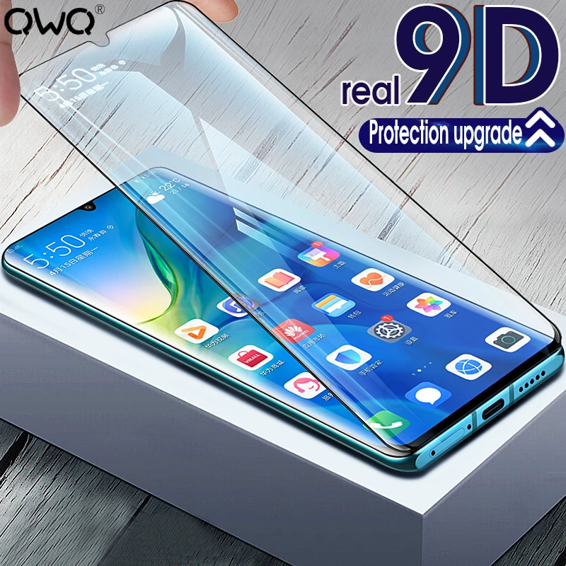 9D изогнутое закаленное стекло для huawei P30 P20 Pro Lite Защита экрана для Huwei mate 20 10 Lite Pro P Smart стеклянная пленка