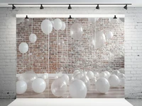 vinylbds children birthday backdrop photography white balloons baby shower backdrop washable backgrounds for photo studio