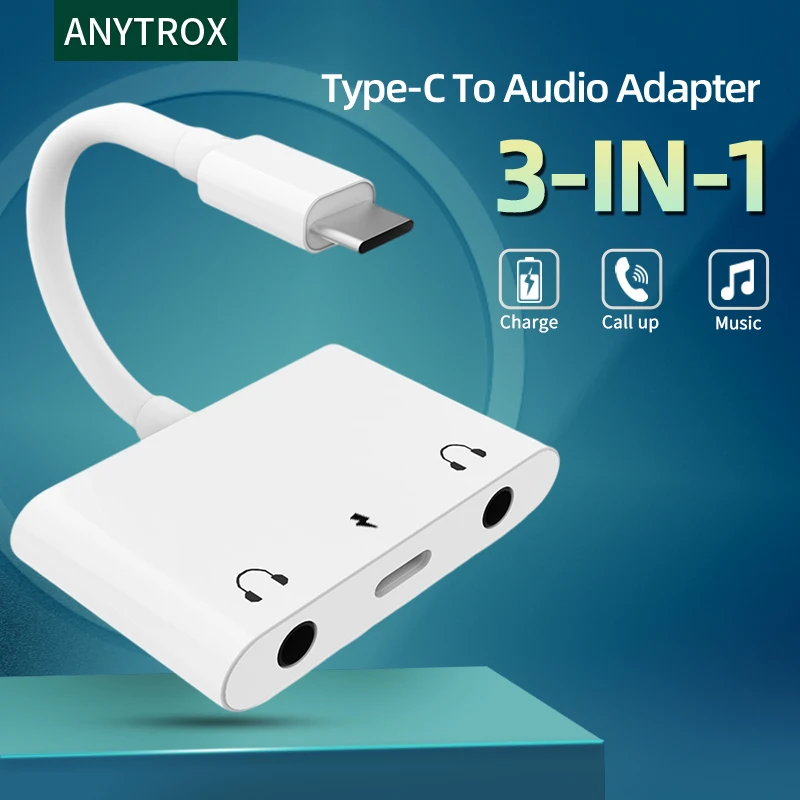 

USB C цифровой аудио адаптер 3,5 мм разъем для наушников Тип c до 3,5 мм аудио адаптер