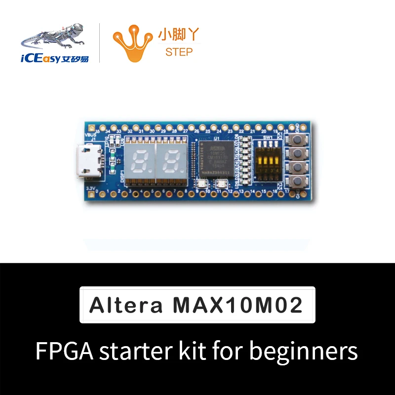 Step FPGA макетная плата MAX10-02 MXO2-C Altera решетчатая обучающая основная ADC DAC |