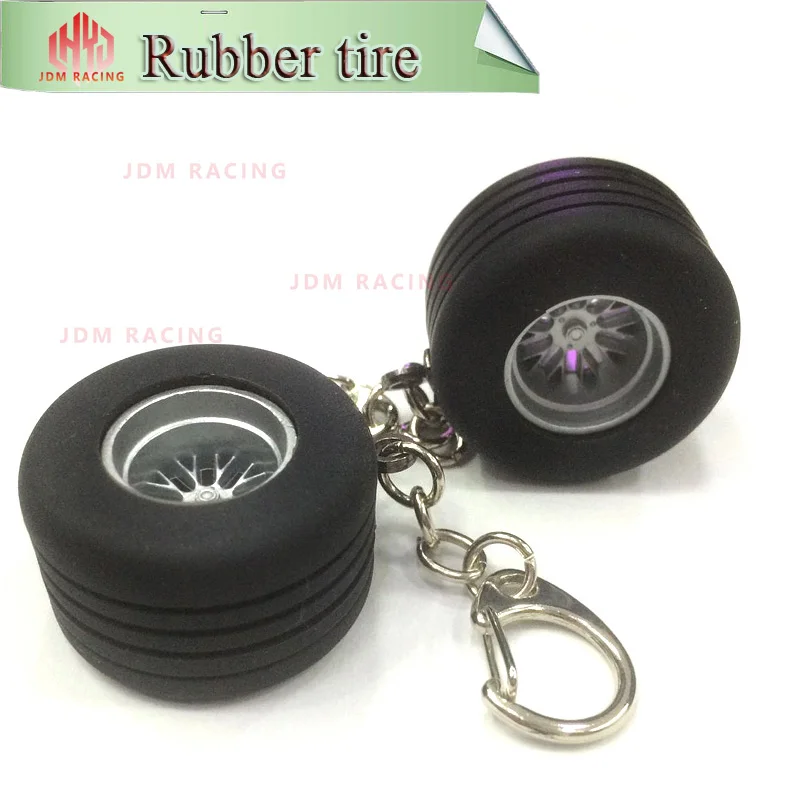 Брелок с шиной креативная Модель автомобильных запчастей брелок резиновой
