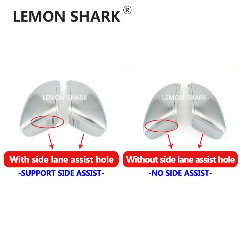 Матовый хромированный зеркальный чехол серебряное боковое зеркало заднего вида