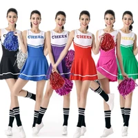 ladies cheerleader costume school girl outfits fancy dress cheer leader uniform