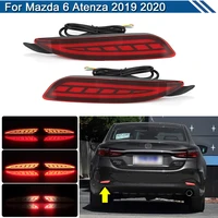 led rear bumper reflector warning light for mazda 6 atenza for mazda 3 hatchback 2019 2020 fog light braking light turn signal