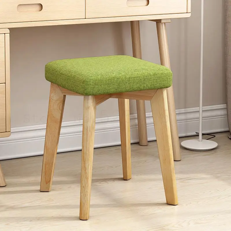Benches Household Solid Wood Small Bench Sofa Fashion Creative Simple Modern Chair Round Low Stool |