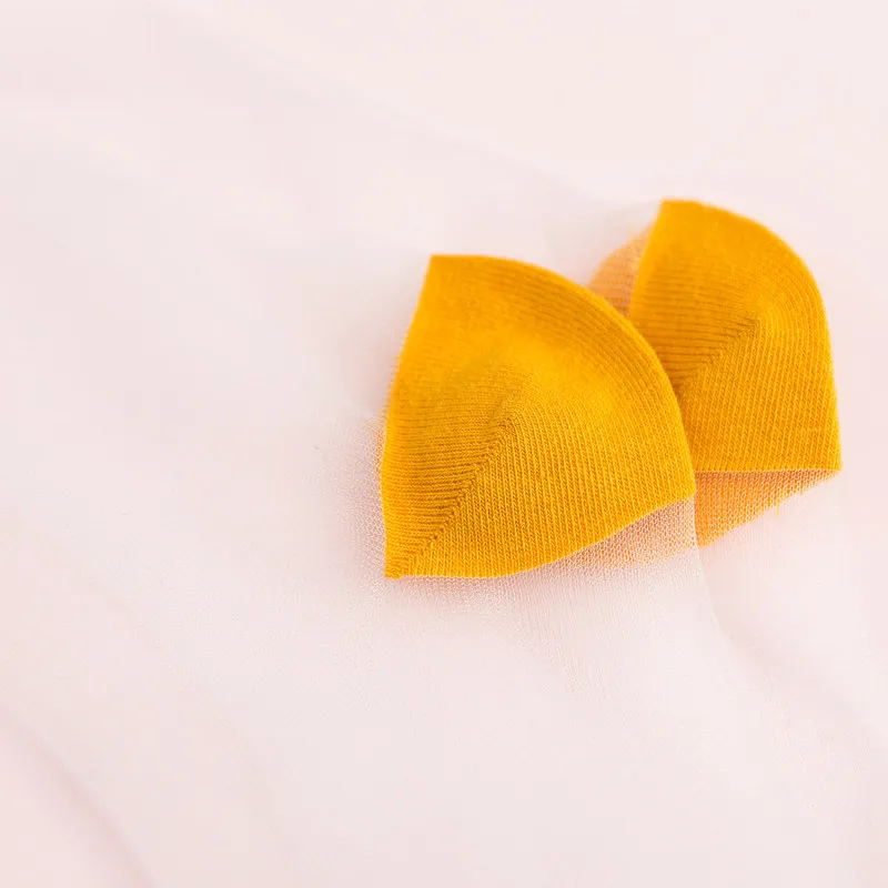 New spring and summer products Korean version of women's calf socks transparent personality glass silk and knee crystal socks