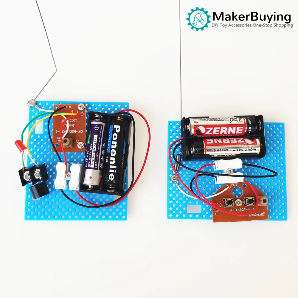 

DIY Radio transmitter model science experiment school project radio