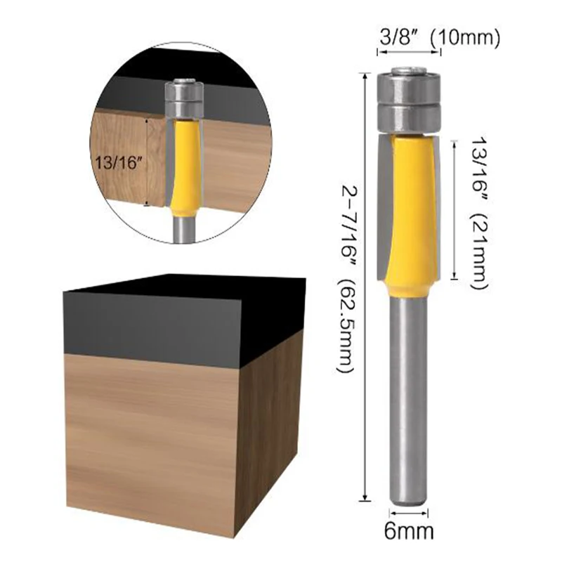 1 шт./компл. Концевая Пазовая фреза Рисунок немного верхней и нижней части