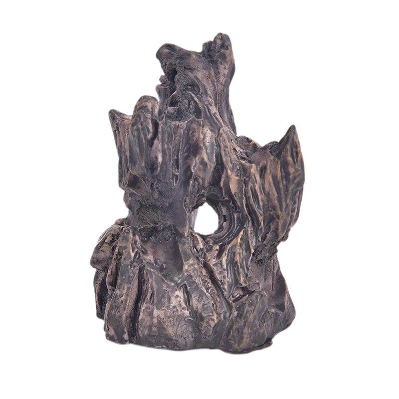 1 шт. декоративный мостик для аквариума мини-смола вид на гору мох-пещера Горный