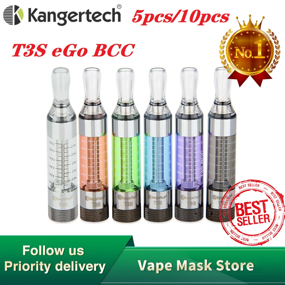 5 шт. 10 Kanger T3S эго Копия дно Изменяемая катушка Лео распылитель электронной