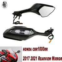 suitable for honda cbr1000rr motorcycle accessories high quality rearview mirror turn signal led rearview mirror 2017 2018 2019