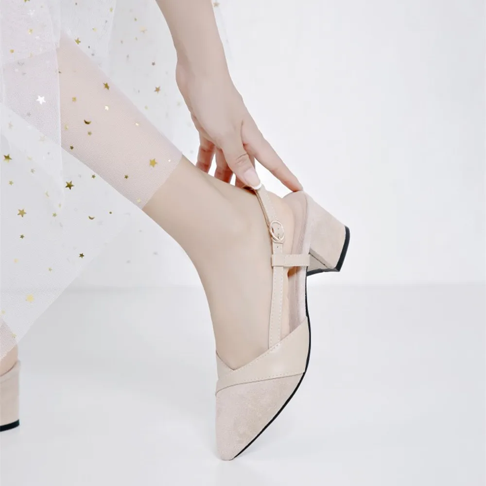 Женские босоножки на высоком каблуке с острым носком размеры 31 43|Боссоножки и