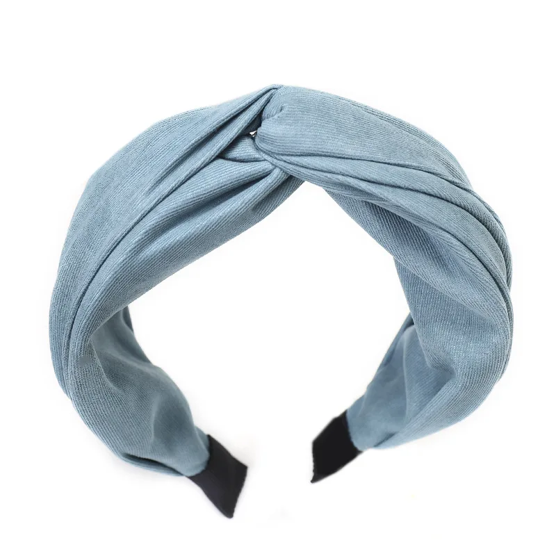 

New Headb Solid Color Hmade Cross Head Buckle Multicolor Solid Color Cornerite Ladies' Hair Pin C8