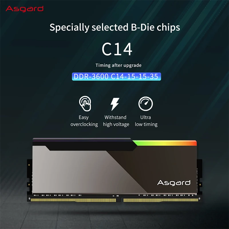 Оперативная память Asgard DDR4 Bragi V3 оперативная Память 8 Гбит/с 3600 МГц 4000 специально